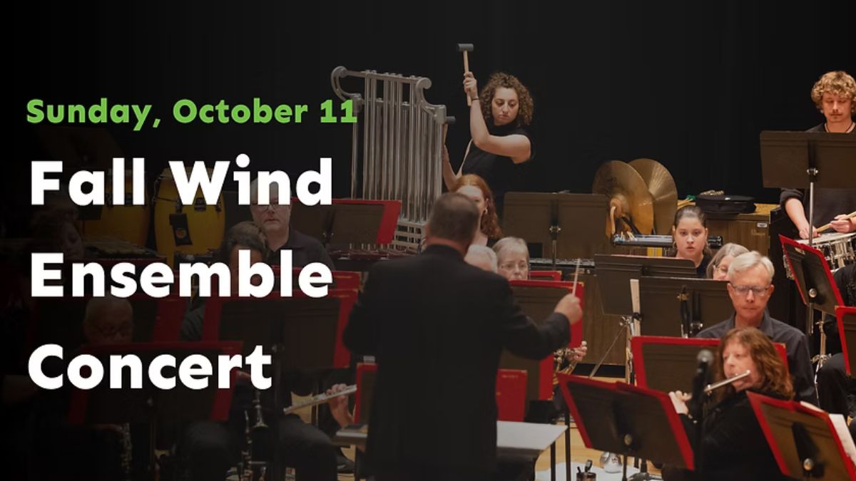 Fall Wind Ensemble Concert at the James Lumber Center